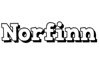 Norfinn snowing logo