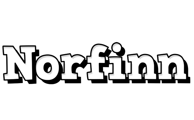 Norfinn snowing logo