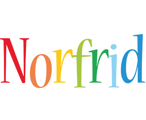 Norfrid birthday logo