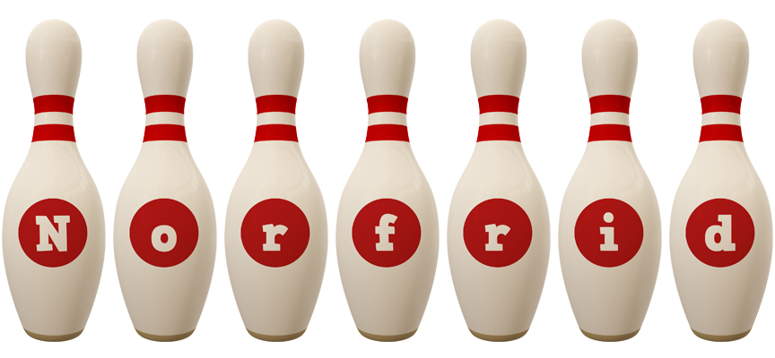 Norfrid bowling-pin logo
