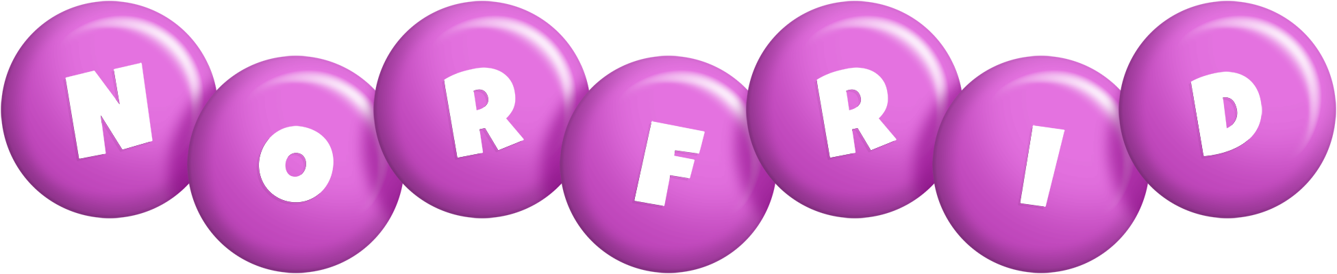 Norfrid candy-purple logo