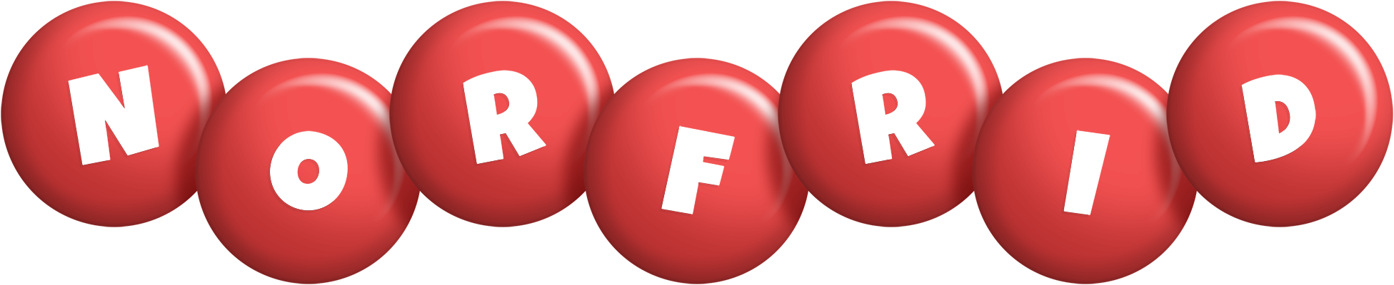 Norfrid candy-red logo