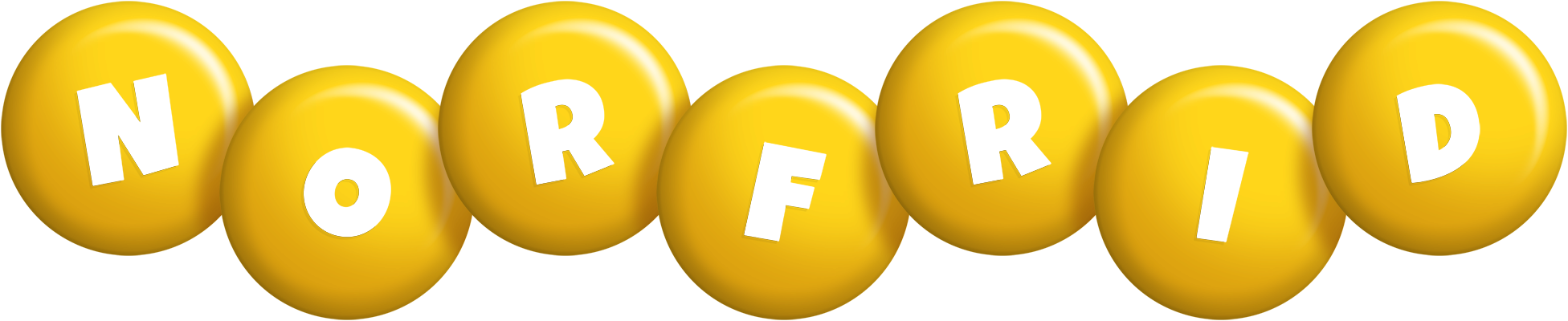 Norfrid candy-yellow logo