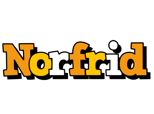 Norfrid cartoon logo