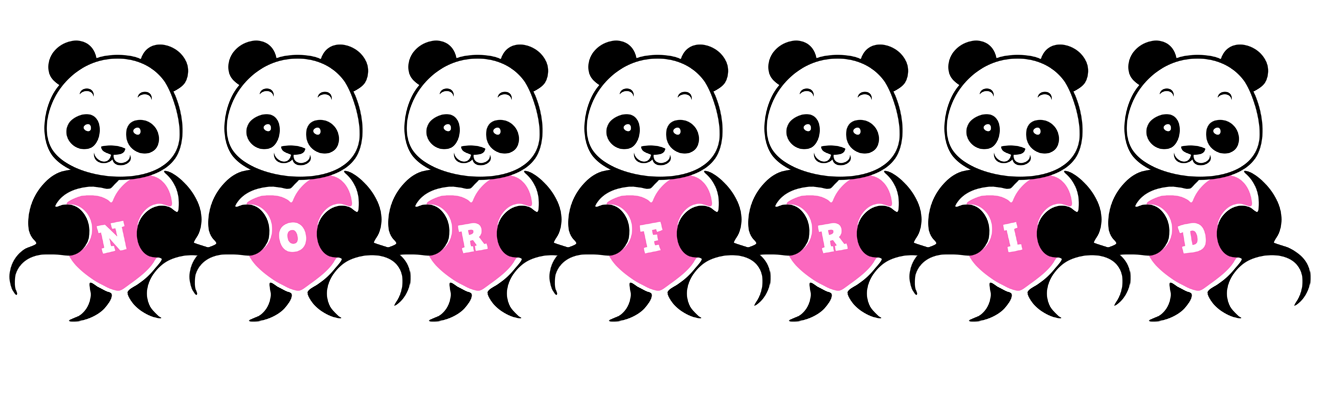 Norfrid love-panda logo