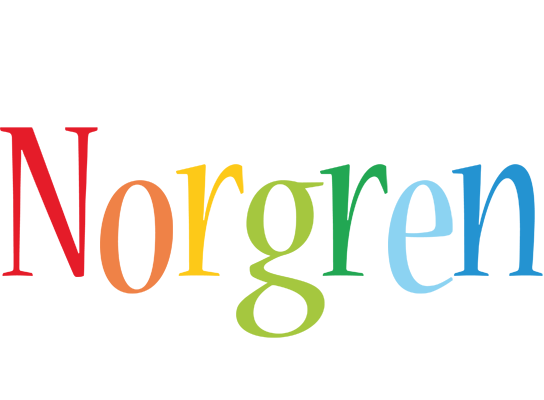 Norgren birthday logo