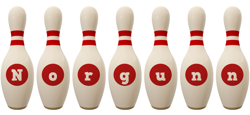 Norgunn bowling-pin logo