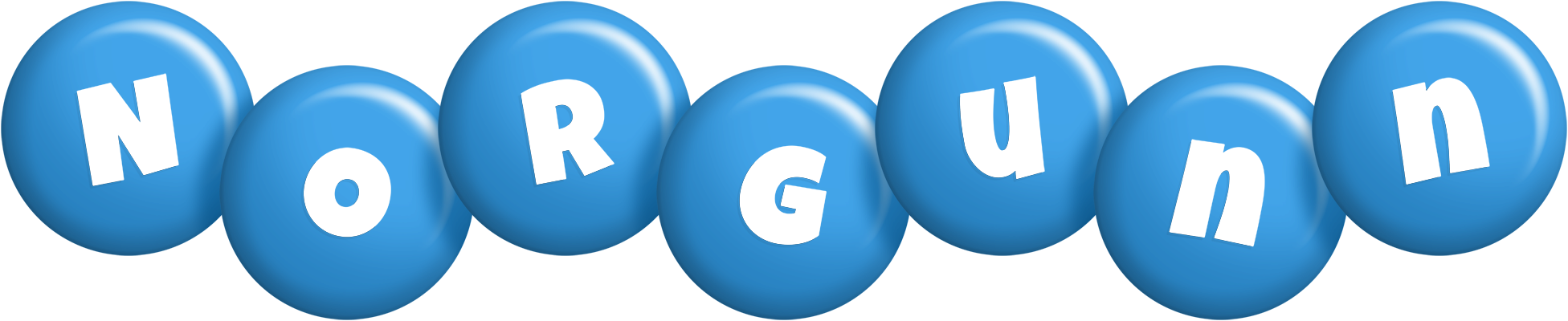 Norgunn candy-blue logo