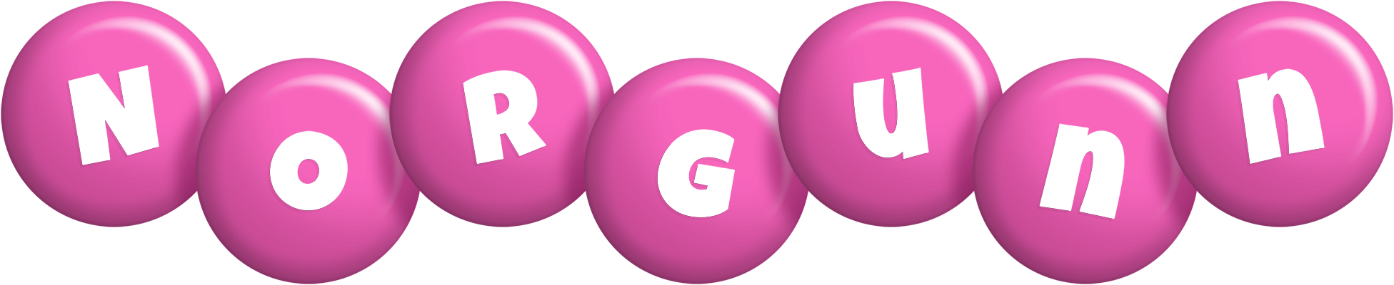 Norgunn candy-pink logo