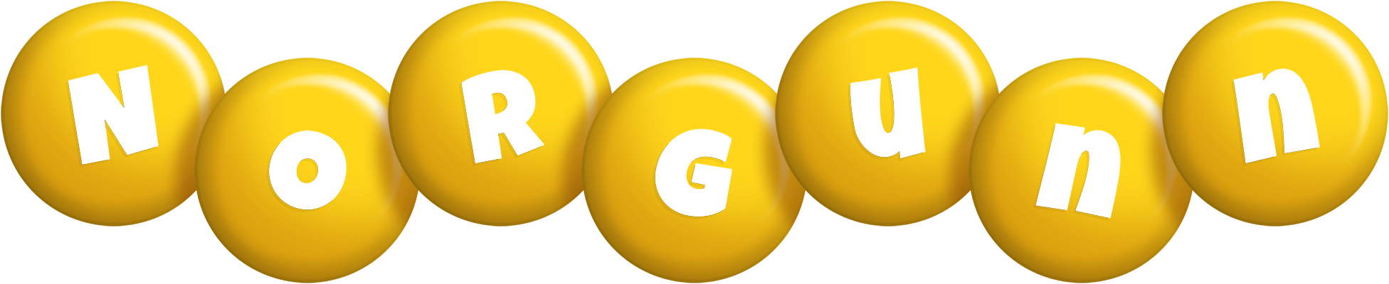 Norgunn candy-yellow logo