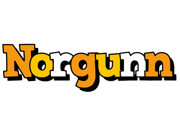 Norgunn cartoon logo