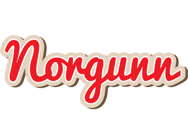 Norgunn chocolate logo