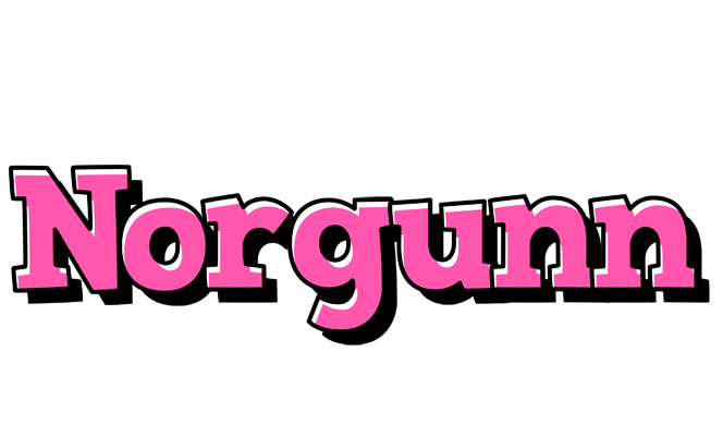 Norgunn girlish logo
