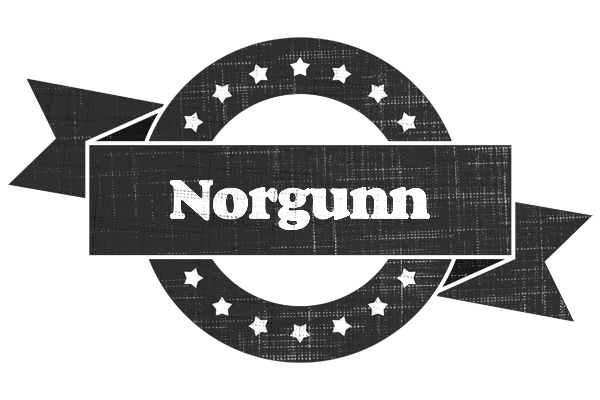Norgunn grunge logo