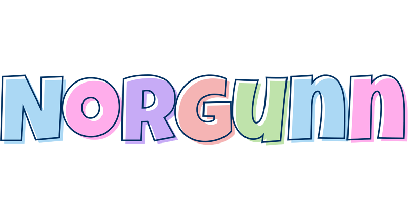 Norgunn pastel logo