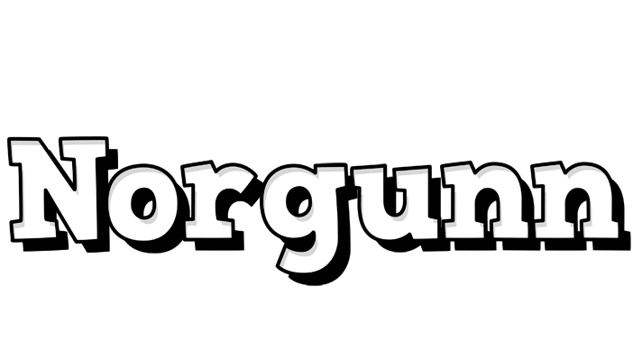 Norgunn snowing logo