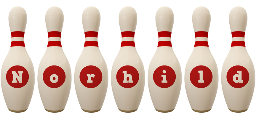 Norhild bowling-pin logo
