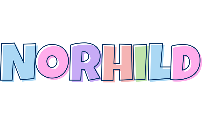 Norhild pastel logo