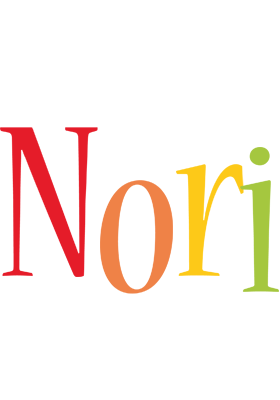 Nori birthday logo
