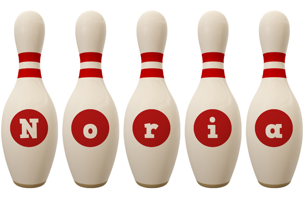 Noria bowling-pin logo