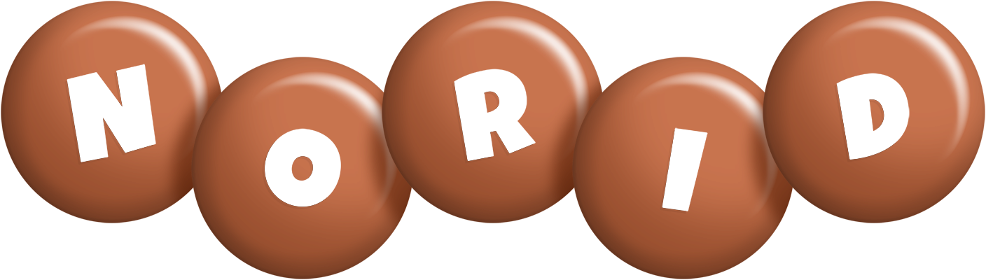 Norid candy-brown logo