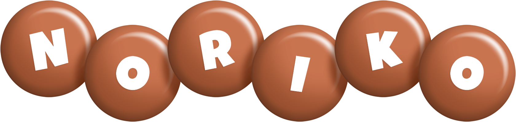Noriko candy-brown logo