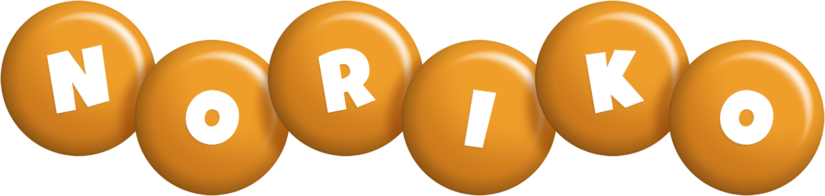 Noriko candy-orange logo