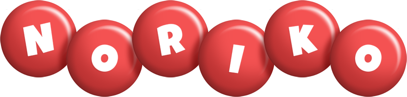 Noriko candy-red logo