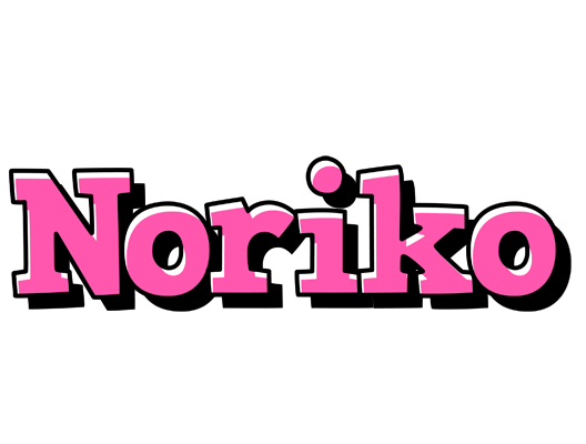 Noriko girlish logo