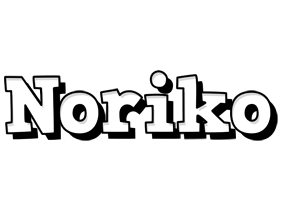 Noriko snowing logo