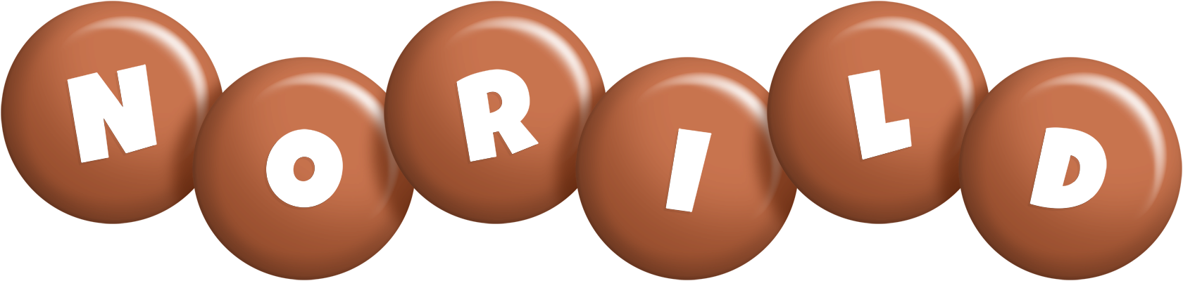 Norild candy-brown logo