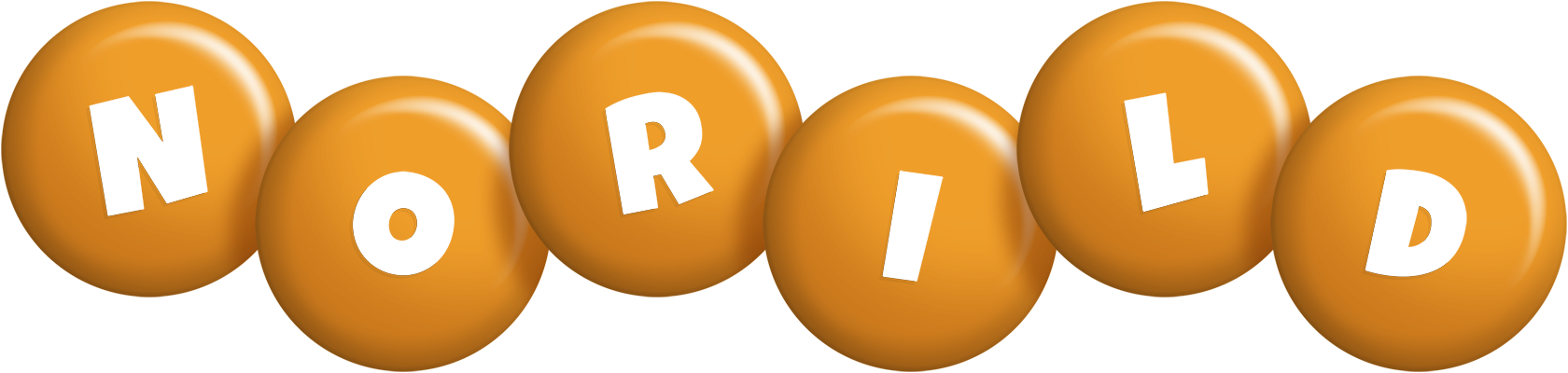 Norild candy-orange logo