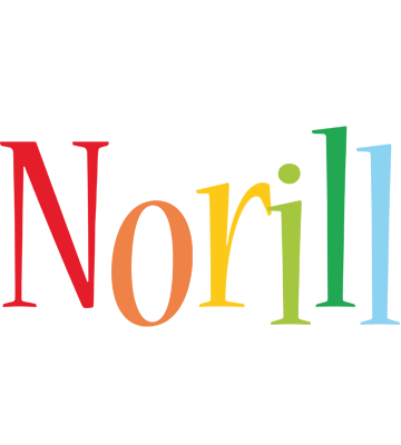 Norill birthday logo