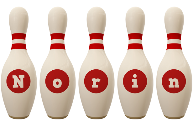 Norin bowling-pin logo