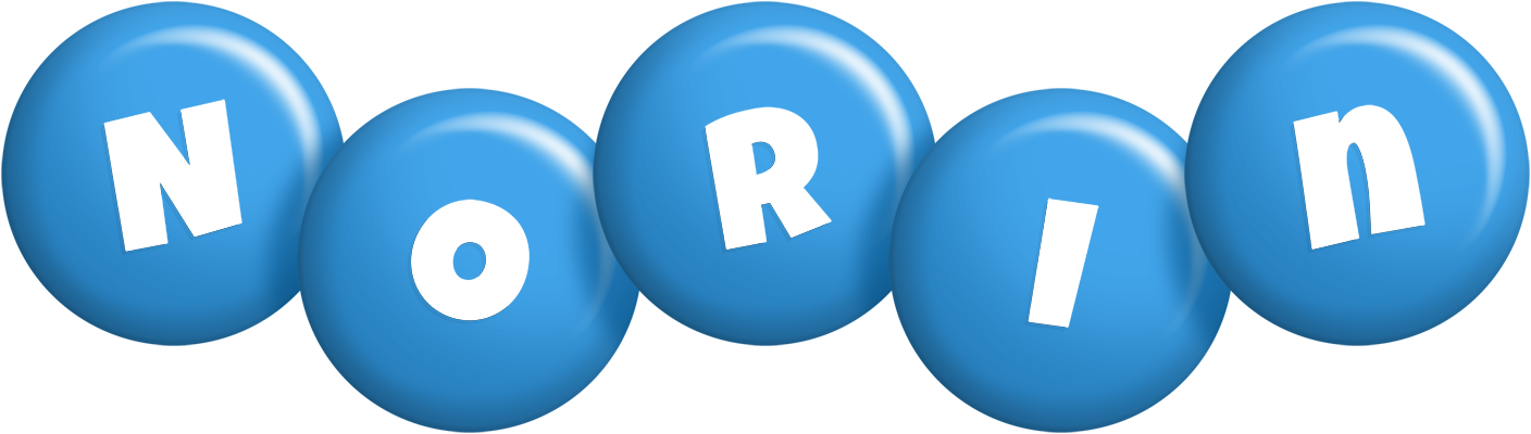 Norin candy-blue logo