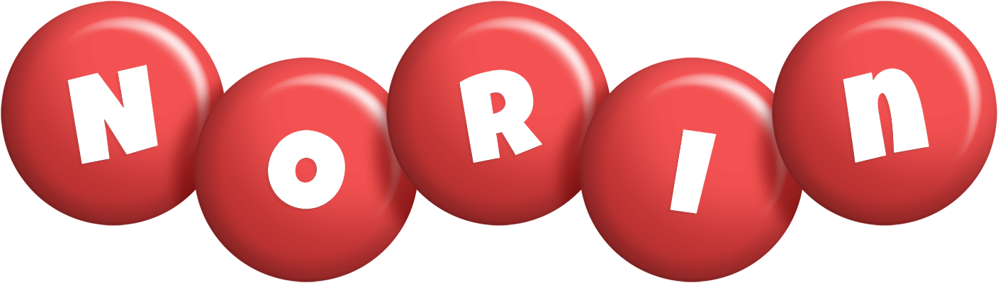 Norin candy-red logo