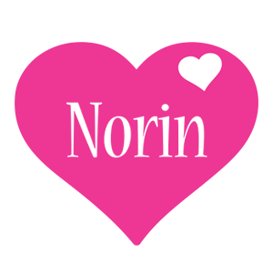 Norin love-heart logo