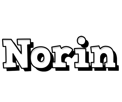 Norin snowing logo