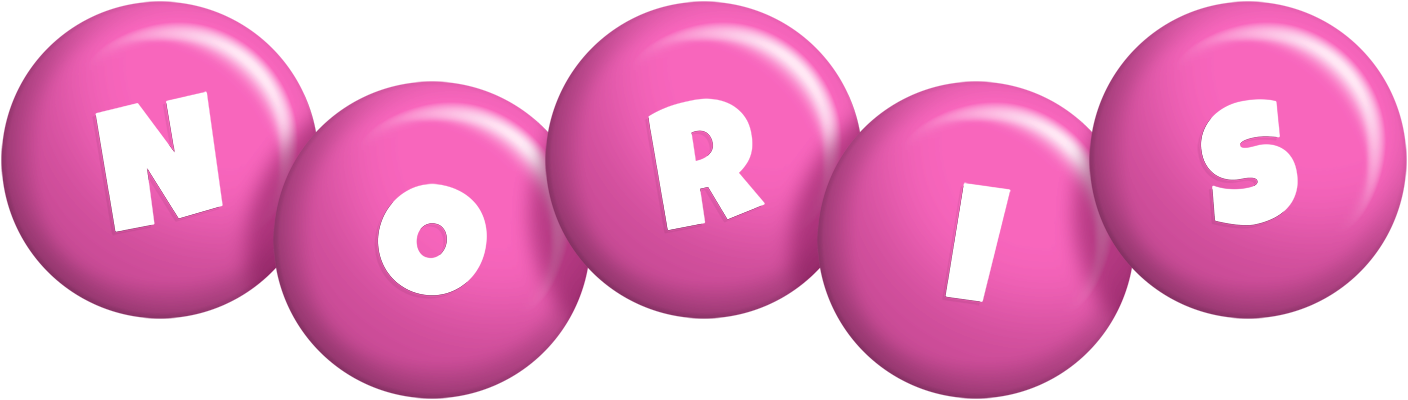 Noris candy-pink logo