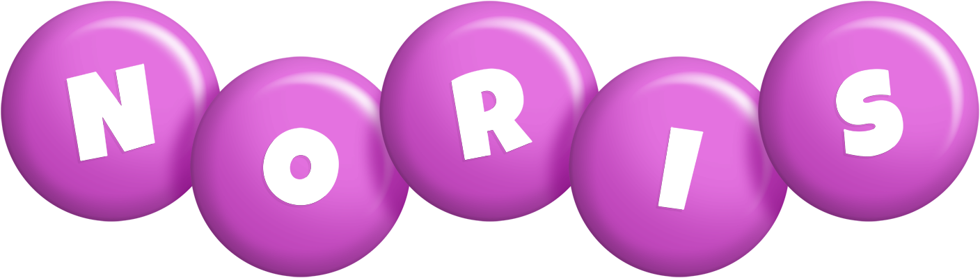 Noris candy-purple logo