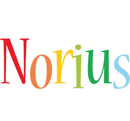 Norius birthday logo