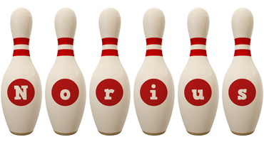 Norius bowling-pin logo
