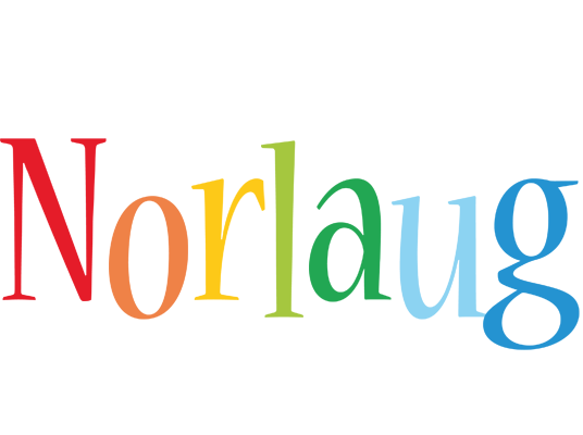 Norlaug birthday logo