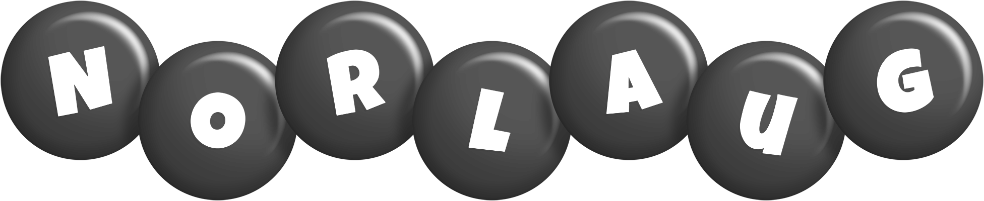 Norlaug candy-black logo