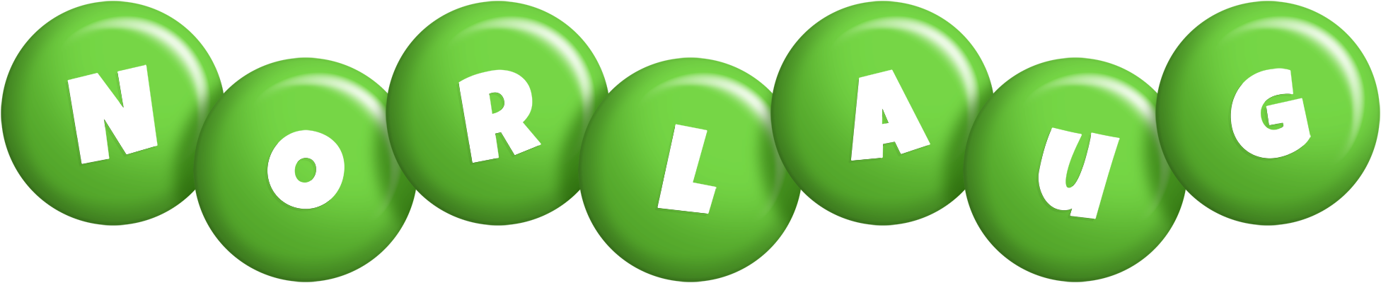 Norlaug candy-green logo