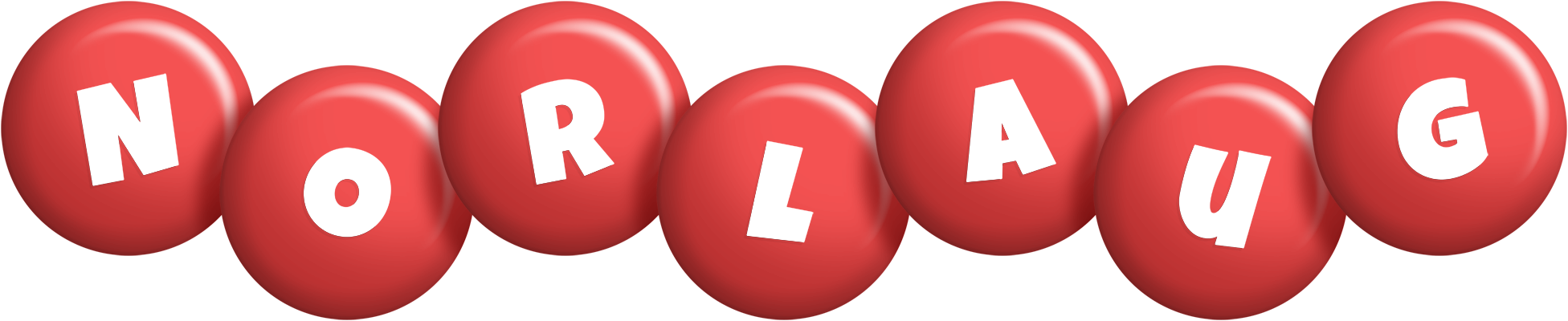 Norlaug candy-red logo