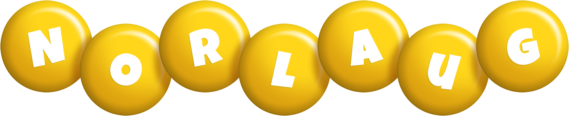 Norlaug candy-yellow logo