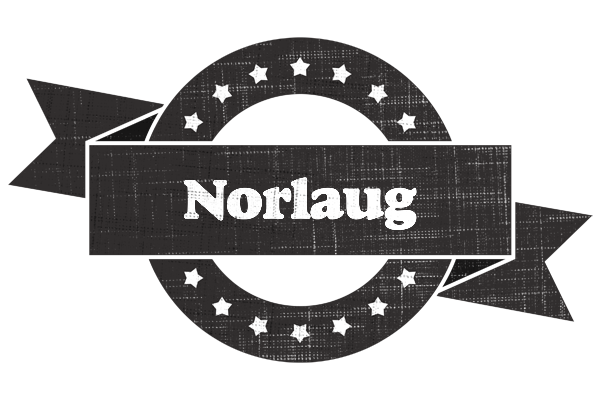 Norlaug grunge logo