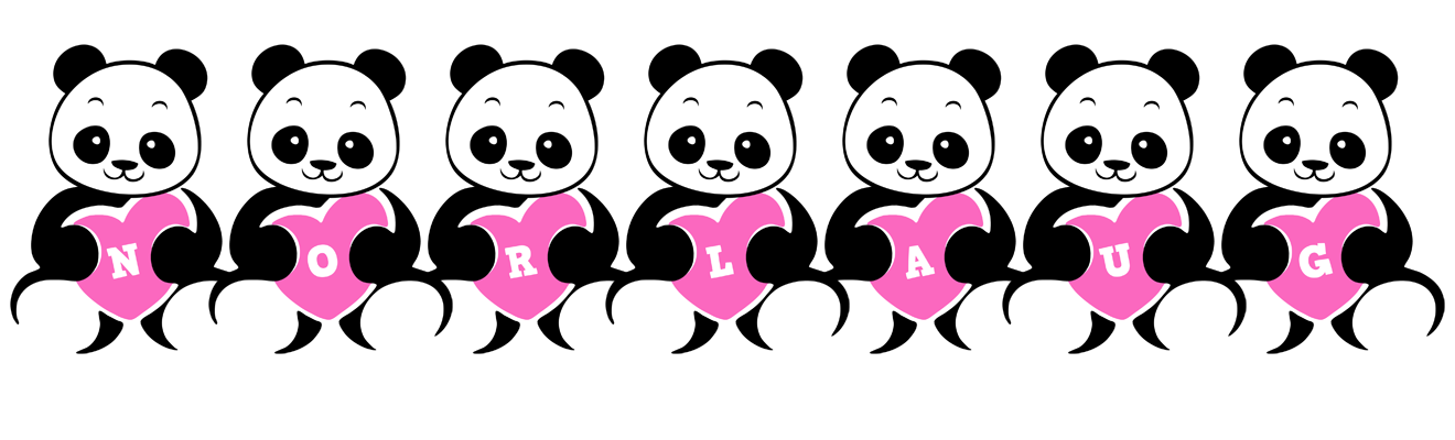 Norlaug love-panda logo