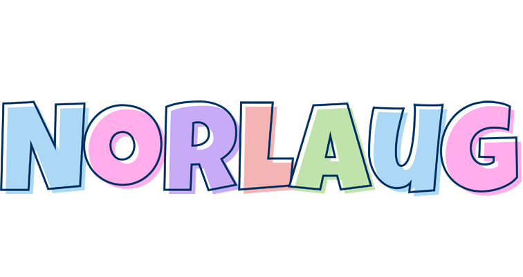 Norlaug pastel logo